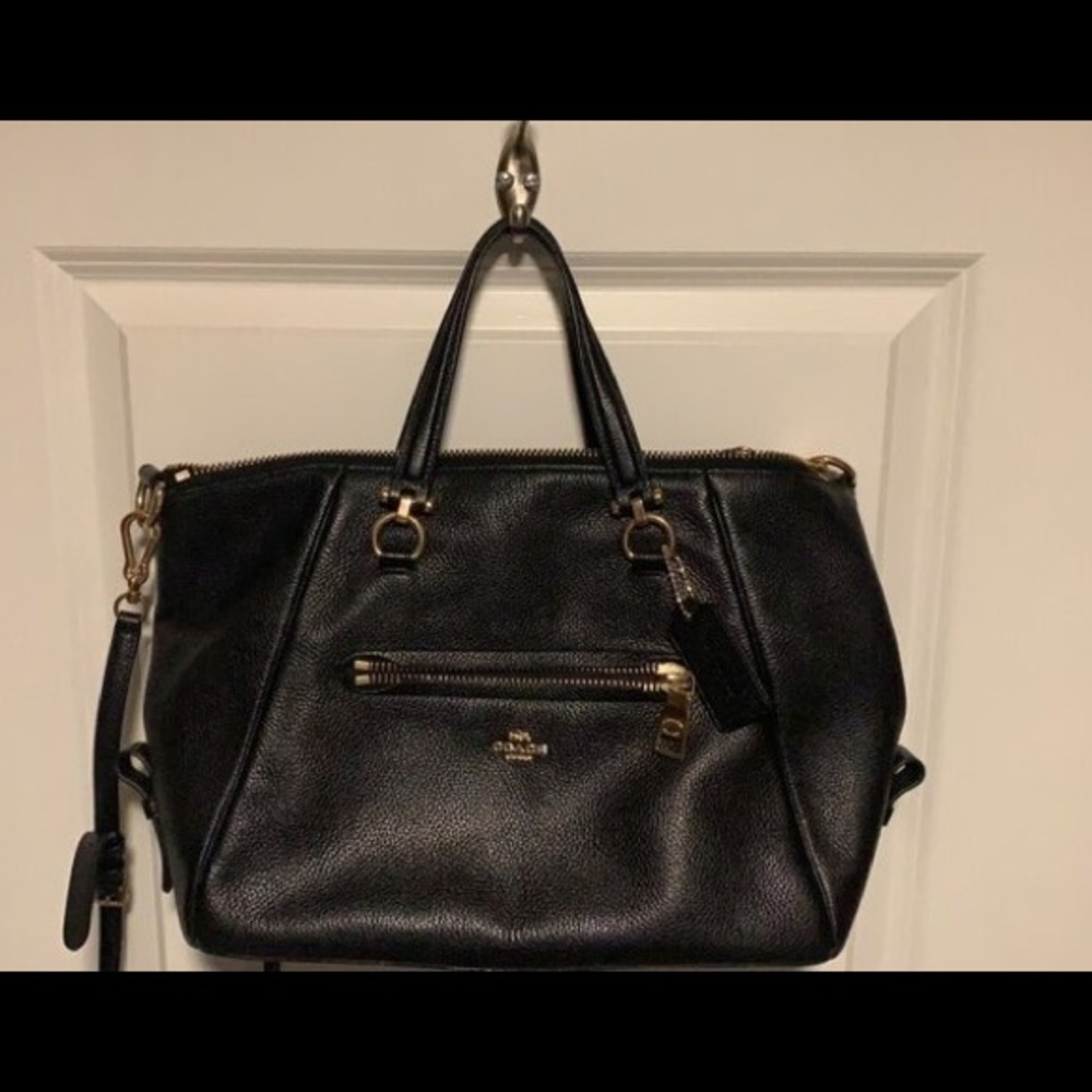 Coach large leather Kelsey handbag & crossbody